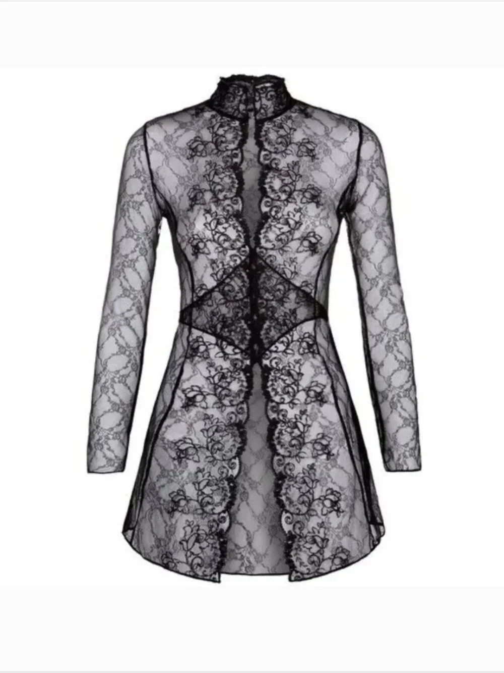 Agent Provocateur Laretta Gown in Black - Picture 4 of 16